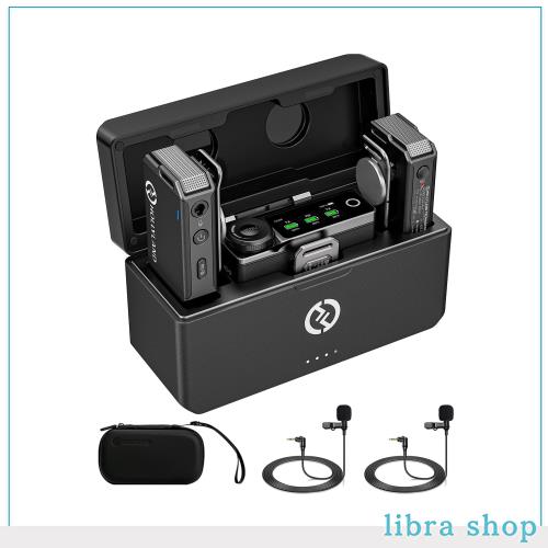 Hollyland-Lark Max-ワイヤレスマイク-ピンマイク-ENCノイズキャンセリングPhone15シリーズ用対応-ワイヤレスラベリアマイク-250M無線転の通販は 47,143円