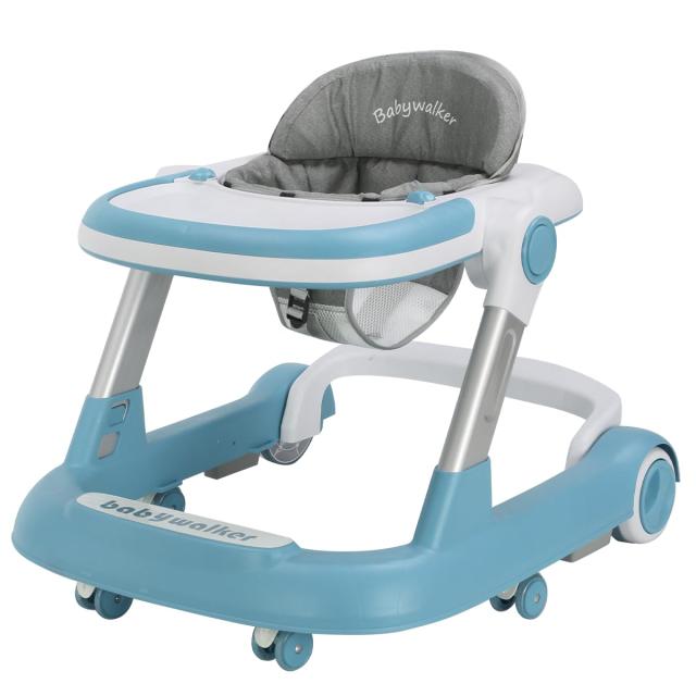 UBRAVOO 歩行器 2in1 ベビーウォーカー 赤ちゃん 折りたたみ 高さ調整可能 手押し車 横転防止 コンパクト 収納便利 ベビー用品 おしゃれ の通販は