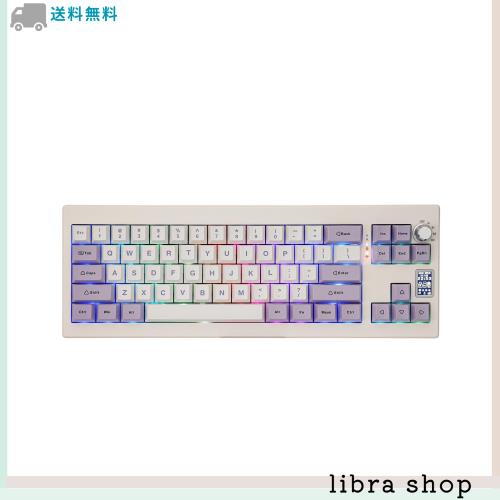 【新登場】EPOMAKER Shadow-X Gasket メカニカルキーボード ホットスワップ対応 2.4ghz/Bluetooth/USB-C有線ワイヤレスゲーミングキーボの通販は 12,812円