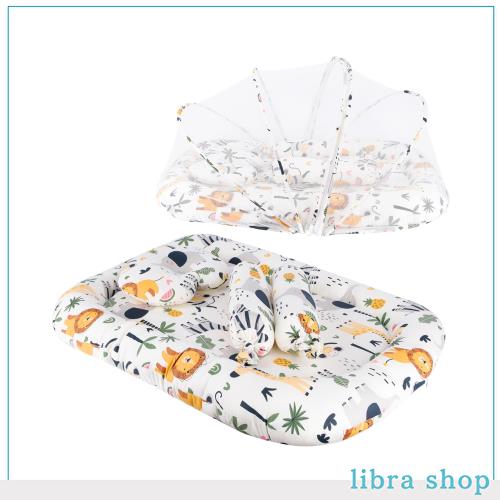 【ベビーアムール】 Bebamour ベビーベッド 折りたたみ式 ベッドインベッド 添い寝 簡易ベッド 新生児 携帯型ベビーベッド 通気性 機械洗の通販は 7,752円