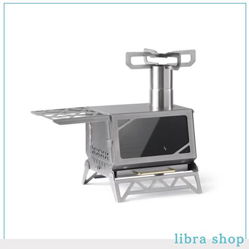 Naturehike 薪ストーブ ミニ 卓上 小型テーブル暖房 ソロキャンプ 煙突付き 五徳 耐熱ガラス コンパクト 軽量 ステンレス素材 アウトドアの通販は