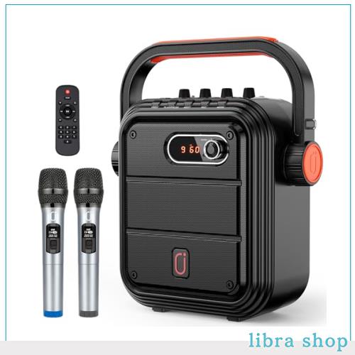 JYX ワイヤレスマイク スピーカーセット 拡声器 Bluetooth 5.0対応 低音強化機能搭載 充電式 ポータブル ホームパーティー、カラオケ、街の通販は 11,452円