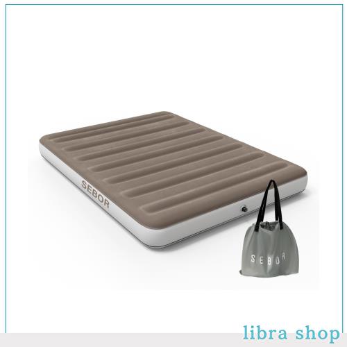 Sebor プレミアムエアーベッド ダブル キャンプエアーマット コンパクトに収納 インフレーターエアマット キャンプ用 寝心地良い 家庭 来の通販は 8,188円