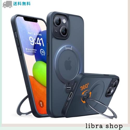 【カチッ！2024新開発・安定性】TORRAS iPhone 14/13 用ケース「ゼンマイ式スタンド」縦横両対応 リング マグネット搭載 MagSafe対応 ワの通販は 8,310円