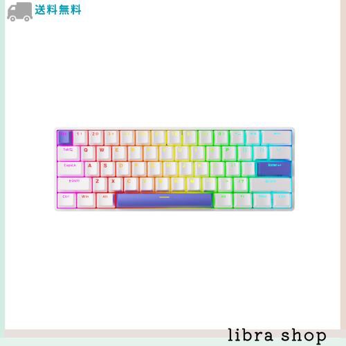 DrunkDeer G60 ラピッドトリガー メカニカルゲーミングキーボード TKL 磁気スイッチキーボード RGB PBT キーキャップ コンパクト 60%レイの通販は