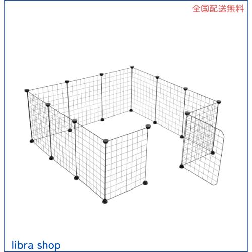 Shinyever ペットフェンス ペットサークル 小型犬 犬 ケージ 幅105*奥行105*高45cm 犬サークル うさぎ ケージ 小型犬 ゲージ 組立簡単 室の通販は