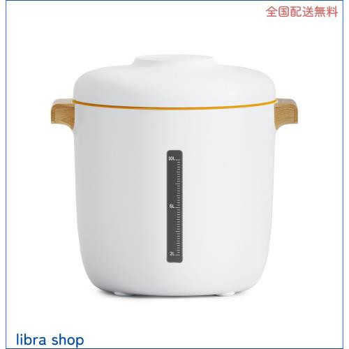 KIRIOCK 真空保存容器 自動真空 保存容器 防虫/湿気防止/酸化防止 米櫃 10L 大容量 密閉容器 梅雨対策 フードストッカー 充電式 真空容器の通販は