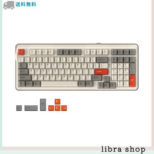 DAREU EK98PRO ゲーミングキーボード 無線 テンキー付き メカニカルキーボード 2.4Gワイヤレス/Bluetooth/有線USB接続可能 96%英語配列 の通販は 13,354円