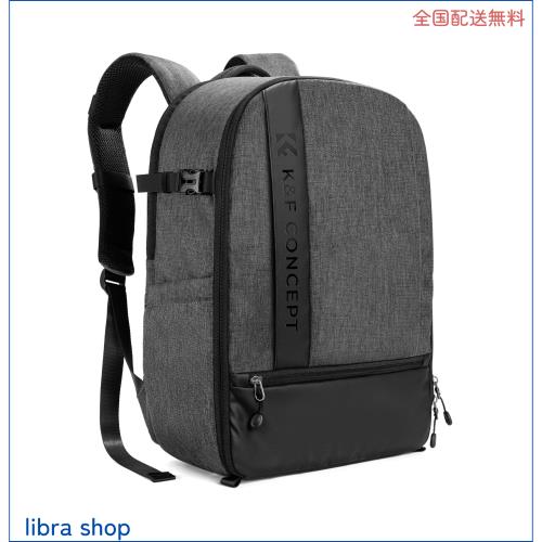 K＆F Concept カメラリュック 一眼レフ カメラバッグ 防水 大容量 三脚 15.6インチpc収納可 レインカバー付 多機能 夜行安全保護 バックパの通販はその他家電
