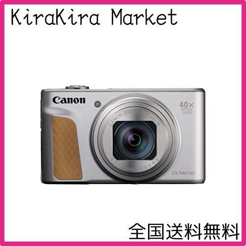 Canon コンパクトデジタルカメラ PowerShot SX740 HS シルバー 光学40倍ズーム/4K動画/Wi-Fi対応 PSSX740HSSLの通販は 53,049円