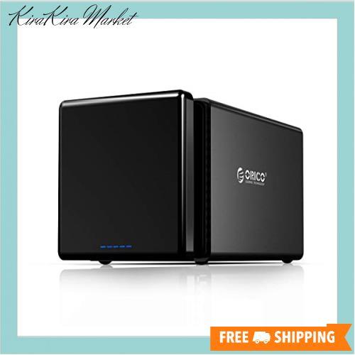 ORICO 3.5インチ HDDケース 4台対応 USB3.0接続 ドライブケース 磁気吸着式 SATA 3.0対応 最大64TBまで 5Gbps高速 ハードディスクケース の通販は