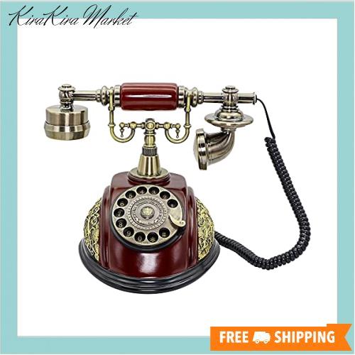 SinLoon 固定電話 アンティーク 電話 ヨーロッパ スタイル ヴィンテージ スタイル ファッション クリエイティブ 電話 家庭 固定電話の通販は