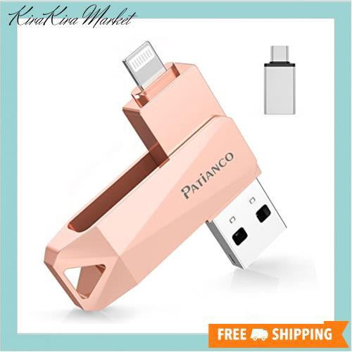 Patianco【MFi認証取得 セキュリティ機能付】iPhone用 USBメモリ 128GB 3in1 外付け usb lightning/USB/Type-C搭載  写真移行 スマホ容量の通販はau PAY マーケット - KiraKira Market | au PAY マーケット－通販サイト