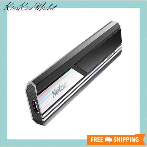 Netac 2TB SSD 外付け 最大転送速度1050MB/s PS4/PS5/Xbox/TVの動作確認小型外付けssd USB3.2 Gen2 (10Gbps) 5年正規品認証/Type-C＆Typeの通販は