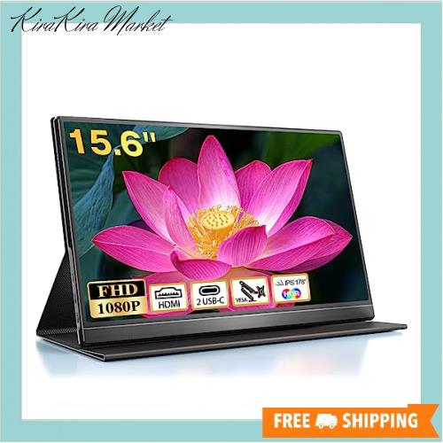 【2024夏限定】モバイルモニター 15.6インチ モバイルディスプレイ 1920x1080FHD ゲーミングモニター スイッチ用モニター 高輝度400Nits の通販は 23,147円