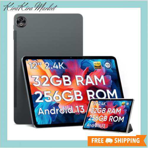 2.4K画面 タブレット 12インチ DOOGEE T20 Ultra 、32GB+256GB（2TB TF拡張）、12” FHD IPS in-cellディスプレイ、helio g99 2.2GHz 8コの通販は