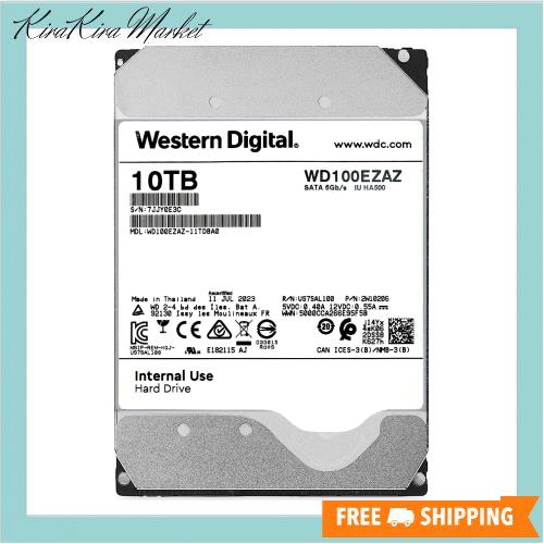 【整備済み品】WD hdd 10TB 3.5インチ, Digital Western HGST ハードディスク 外付け 5400rpm,ウエスタンデジタル 内蔵hdd テレビ録画用 の通販は
