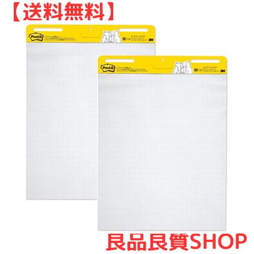 ポストイット イーゼルパッド 付箋 壁掛 白方眼 762×634mm 30枚×2冊 EASEL 560の通販は 8,989円