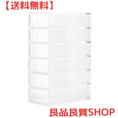 無印良品 アクリル小物収納・6段 約幅8.7×奥行17×高さ25.2cm 無印良品 アクリル小物収納・6段 約幅8.7×奥行17×高さ25.2cm