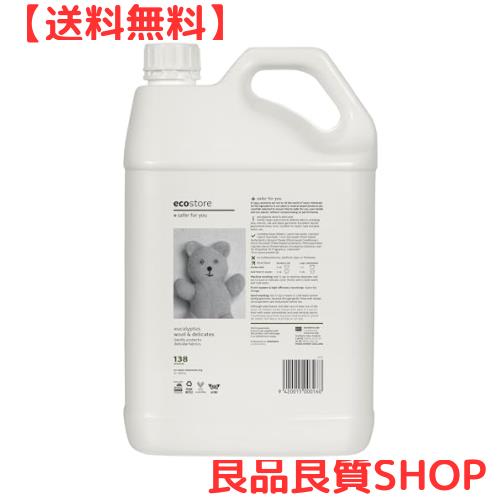 ecostore(エコストア) デリケート＆ウールウォッシュ 【ユーカリ】 おしゃれ着 ウール用 洗濯 中性洗剤 大容量 単品 5リットル (x 1)の通販は 7,132円
