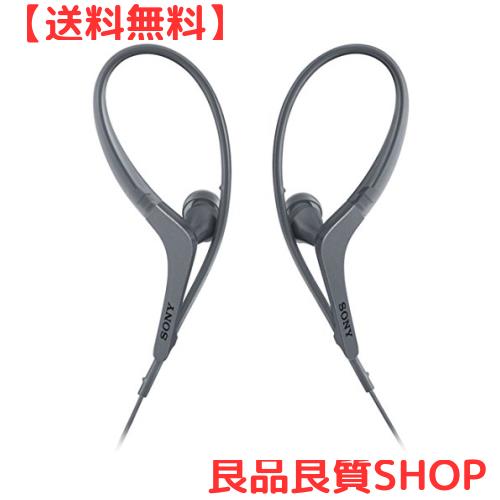 ソニー イヤホン MDR-AS410AP : 防滴/スポーツ向け リモコン・マイク付き ブラック MDR-AS410AP Bの通販は