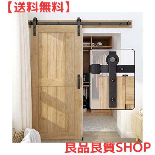 ZEKOO 吊り引き戸レール バーンドア金具 引き扉 4 FT (1.22メートル) トラックレール 引き違いドア 室内ドア リフォームドア ソフトクロの通販は 7,661円