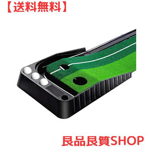 Mibril パターマット ゴルフ練習パット パッティングマット スイング練習 自動返球 人工芝 パター技術向上 折り畳み 収納しやすい(幅30cmの通販は 5,625円