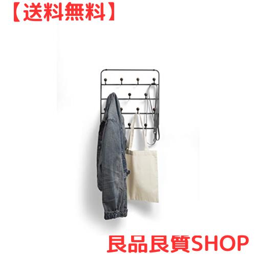 umbra 壁掛けフック ウォールハンガー ドアフック 扉フック収納 ブラック/ウォルナット 14連 ESTIQUE 21004045048の通販は 5,503円