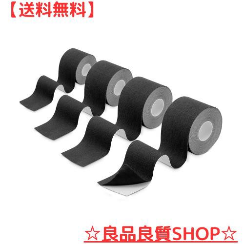 テーピングテープ 4巻入 5cm x 5m キネシオロジーテープ
