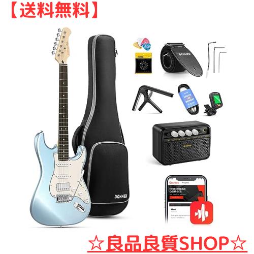 エレキギター 初心者セット STタイプ SSHピックアップ配列 39インチ 楽天市場】Donner エレキギター 初心者セット STタイプ SSH
