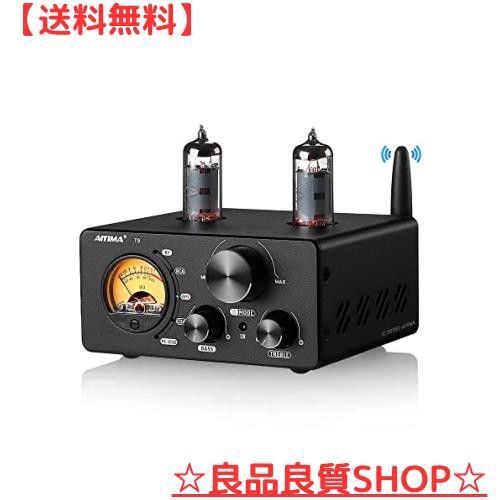 AIYIMA T9 Bluetooth 5.0 100W*2チューブアンプ 2.0チャンネル 真空管 USB DACステレオHiFiホームオーディオデジタルアンプ RCA/COA/Opt/の通販は
