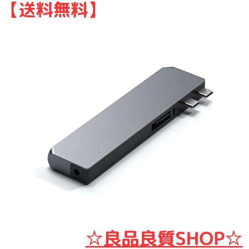 Satechi USB-C Proハブ Max 8in2 (スペースグレイ) USB4 HDMI USB-A/Cデータ イーサネット SD 音声ジャック (MacBookPro Air M1 M2対応)の通販は