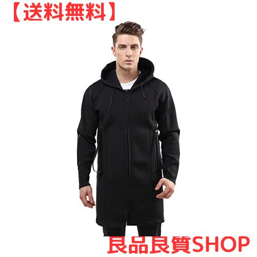 MORGEN SKY ウェットスーツ ボートコート 保温防寒防風 ネオプレン素材 ジャージ サーフィン ダイビング お釣り 用 MY105 (M, 黒)の通販は