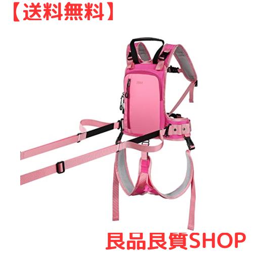 QOGIR 子供用スキーハーネス: ミニバックパックと調節可能なシートハーネスでお子様にスキーのスピードコントロールを教えます。の通販は 7,143円
