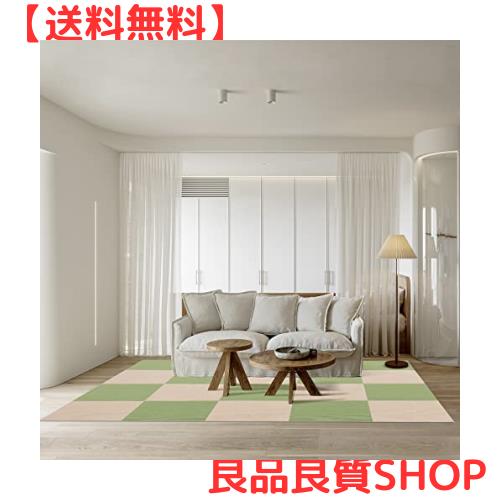 ジョイントマット BOBO タイルカーペット タイルマット 床保護 チェアマット ズレにくいマット 洗える カット可能 吸着カーペット ペット 5,839円