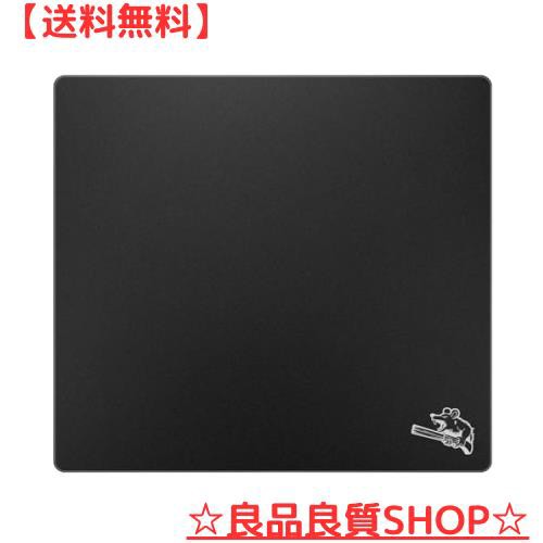 SIROOLAC グラスゲーミングマウスパッド 320mm×360mm FPSゲーム 特殊強化ガラス 耐久性に優れ 厚さ3mm 正確かつ迅速に対戦相手を狙い撃の通販は