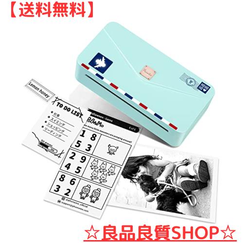 Phomemo M04AS ミニプリンター サーマルプリンター15/53/80/110mm感熱紙対応 フォトプリンター メモプリンター スマートBluetoothプリンの通販は