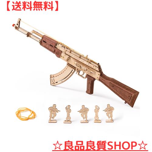 ROKR 立体パズル 木製 3Ｄパズル 可動モデル DIY 模型 組み立てキット 誕生日 ギフト プレゼント 暇つぶしグッズ 知育 おもちゃ 頭の体操