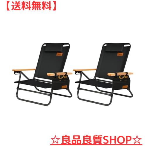 DesertFox アウトドアチェア 背もたれ角度4段階調節 フォールディングチェア 折りたたみ 軽量【耐荷重150kg】 コンパクト イス 椅子お釣の通販は