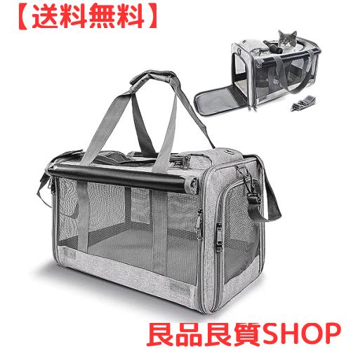 Aikenn キャリー バッグ ペットキャリー バッグ 4way 通気性 持ち運び 手提げ ショルダー 猫用・小型犬 リュック 猫犬兼用 折りたたみ 変の通販は 5,431円