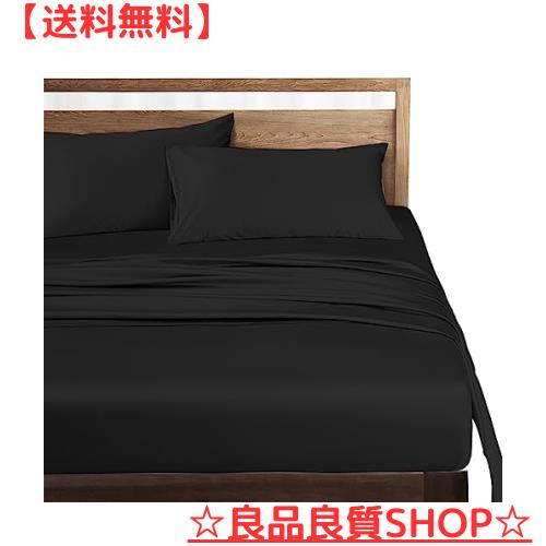 ボックスシーツ クイーン 高？綿100％ ホテル品質 シーツ ベッドシーツ サテン織り 300本高密度生地 マットレスカバー ベッドカバー 防ダの通販は