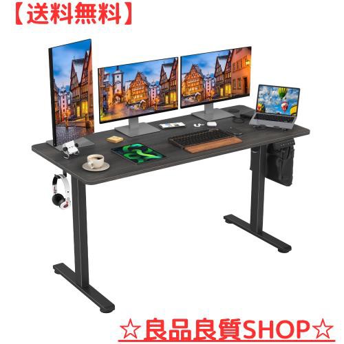 Sunon 昇降デスク 電動 スタンディングデスク 幅140cm 耐荷重100kg 昇降式デスク 上下自動昇降 メモリー機能 静音 パソコンデスク 机 pcの通販は