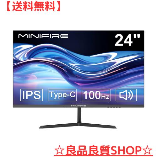 Minifire モニター 24インチ IPS ディスプレイ フルHD HDR10