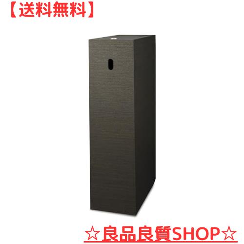 TATSU-CRAFT（タツクラフト） Bosk バスク ダストボックス スリム タワー 20L BK ブラック ごみ箱 幅15cm 分別 おしゃれ ふた付き キッチの通販は