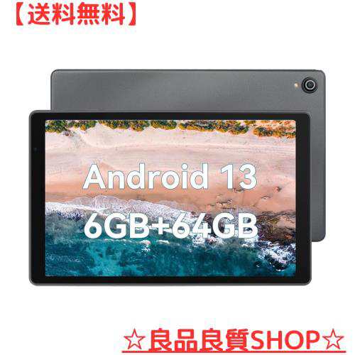 2024 最新 Android 13 タブレット 10インチ wi-fiモデル 6GB RAM+64GB ROM+1TB TF拡張 CPU 2.0Ghz WiFi 6 1280*800解像度 IPSディスプレの通販は 8,544円