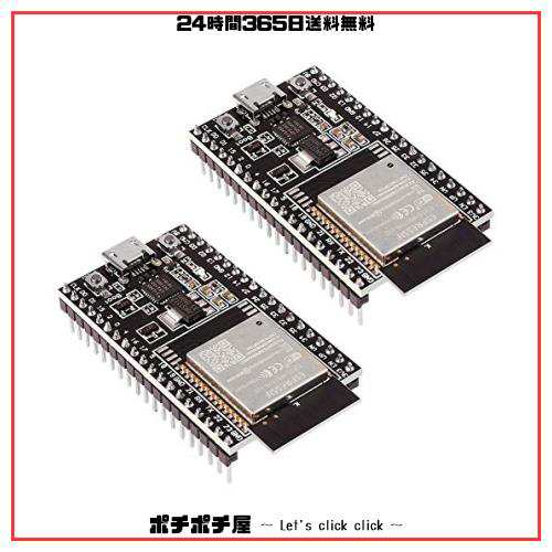 ACEIRMC 2個 ESP32 DevKitC V4 ESP-WROOM-32D開発ボード ESP32-DevKitC-32D for ...