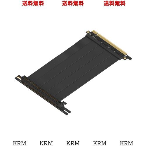 [LINKUP] PCI Express ケーブル PCIE 3.0 ライザー 延長 cable x16 超高速 64GB/s シールド | 90度ソケット [15 cm]の通販は 6,305円