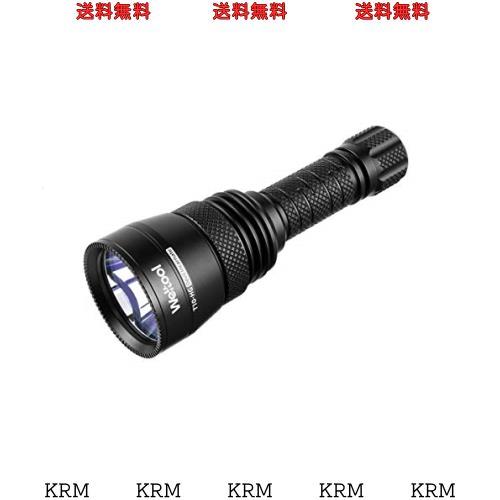 Weltool T10-HG緑色ライト懐中電灯、超長距離高輝度LEDトーチ、ワイルド、ナイトアクション、アウトドア、観察、耐衝撃防水（懐中電灯の