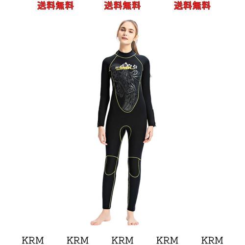 MORGEN SKY ウェットスーツ 5mm レーディス フルースーツ 手足ファスナー付 サーフィン ダイビング バックジップ仕様 1107(S)