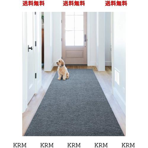 キッチンマット 廊下敷き マルチロールカーペット 吸着マット 足腰負担軽減 洗える 240*68cm 厚み4mm ずれない 玄関マット 階段カーペッの通販は 5,215円